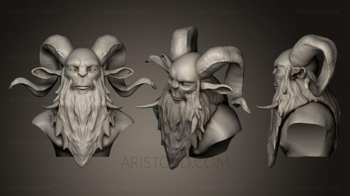 Busts of heroes and monsters (BUSTH_0448) 3D model for CNC machine